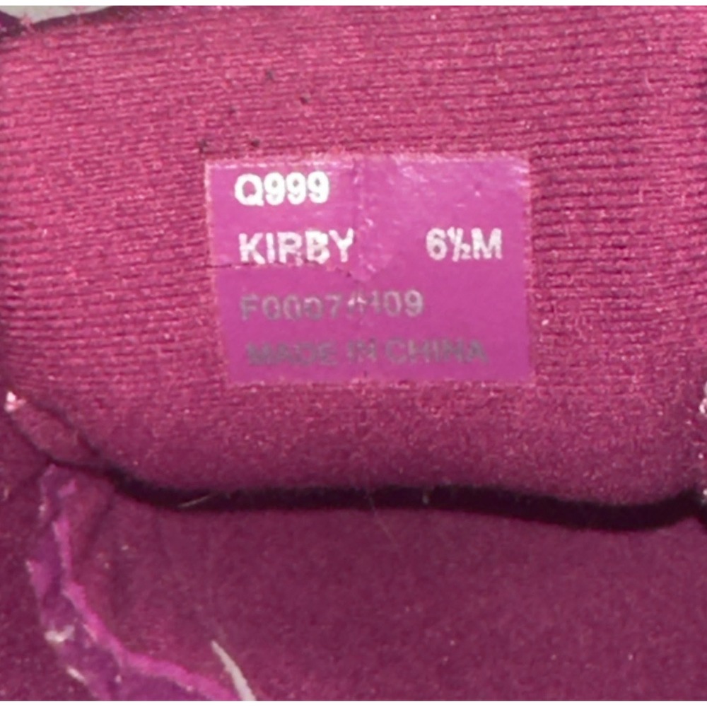 Coach Kirby Magenta Purple Signature C Monogram Sneakers Q999 Womens 6.5M - Picture 7 of 7